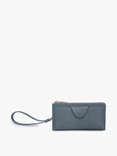 Load image into Gallery viewer, WL0004RF Kyla RFID Wallet w/ Snap Closure: Grey