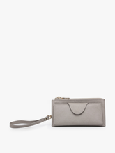 Load image into Gallery viewer, WL0004RF Kyla RFID Wallet w/ Snap Closure: Grey
