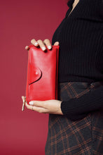 Load image into Gallery viewer, WL0004RF Kyla RFID Wallet w/ Snap Closure: Leopard-Mustard