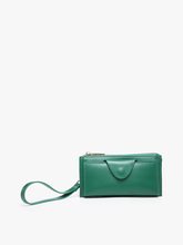 Load image into Gallery viewer, WL0004RF Kyla RFID Wallet w/ Snap Closure: Denim Blue