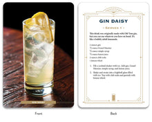 Load image into Gallery viewer, Gin Cocktail Cards A–Z by Adams Media: Flashcards; 80 pages / English