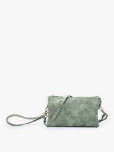 Load image into Gallery viewer, M013 Riley Monogrammable 3 Compartment Crossbody/Wristlet