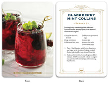 Load image into Gallery viewer, Gin Cocktail Cards A–Z by Adams Media: Flashcards; 80 pages / English
