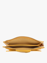 Load image into Gallery viewer, WL0004RF Kyla RFID Wallet w/ Snap Closure: Leopard-Mustard
