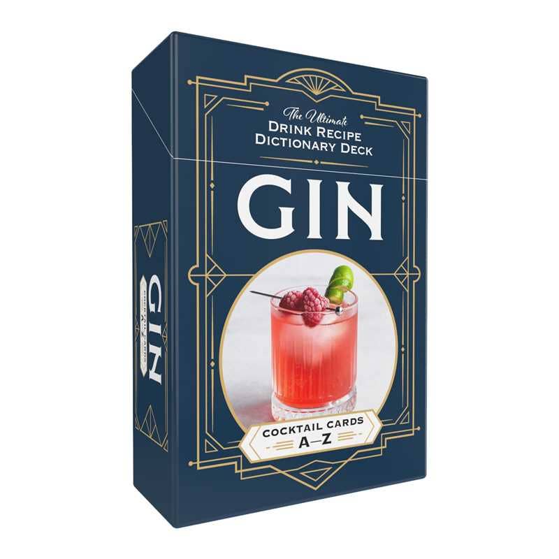 Gin Cocktail Cards A–Z by Adams Media: Flashcards; 80 pages / English