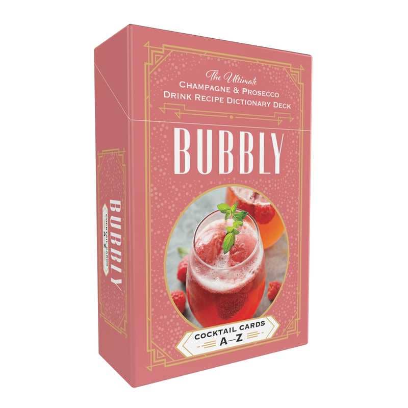 Bubbly Cocktail Cards A–Z by Adams Media: Flashcards; 80 pages / English