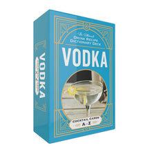 Load image into Gallery viewer, Vodka Cocktail Cards A–Z by Adams Media: Flashcards; 80 pages / English
