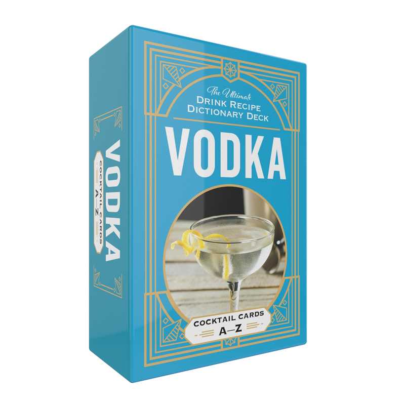 Vodka Cocktail Cards A–Z by Adams Media: Flashcards; 80 pages / English