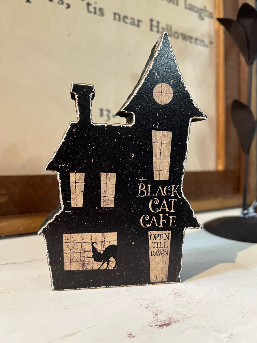 Black Cat Cafe Haunted House Sitter