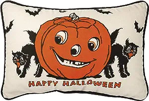 Happy Halloween Vintage Style Pillow