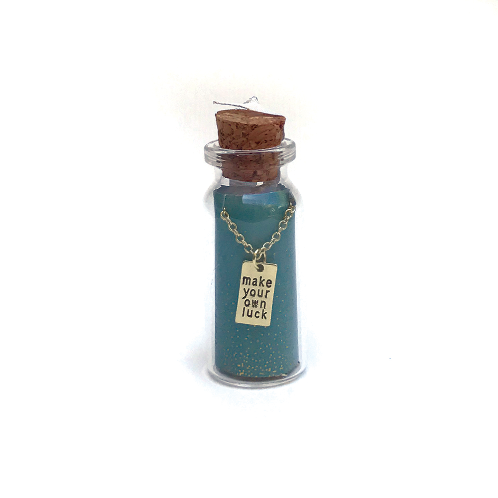 Message In Bottle New - GOLD - Your Own Luck