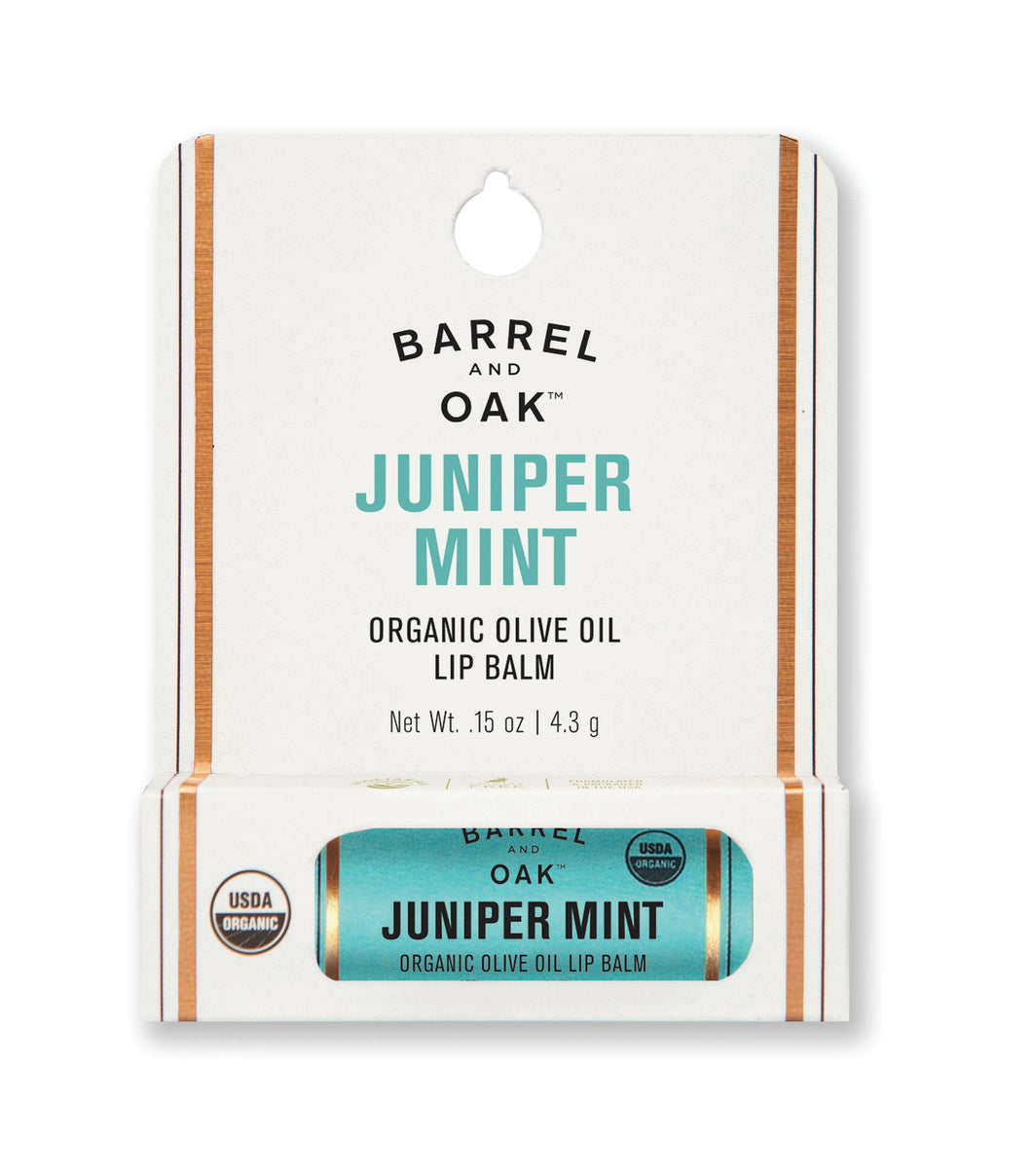 Olive Oil Lip Balm - Juniper Mint .15 oz