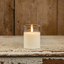 Load image into Gallery viewer, 4&quot; GLASS 3D FLAME CANDLE

