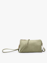 Load image into Gallery viewer, M013 Riley Monogrammable 3 Compartment Crossbody/Wristlet
