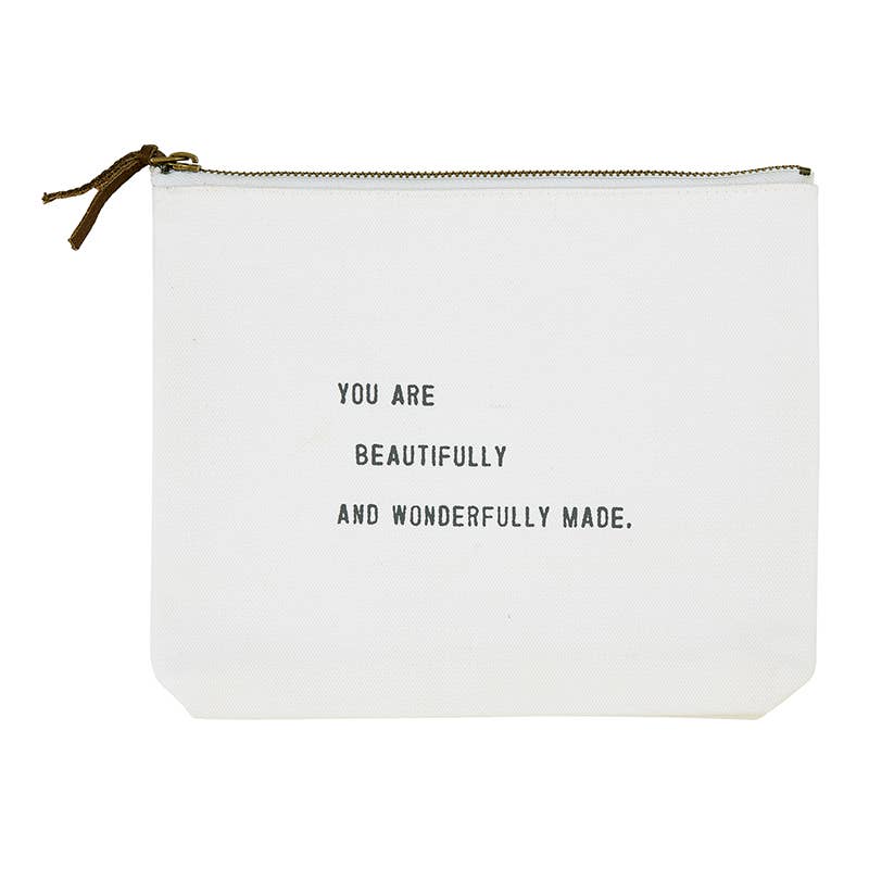 Beautifully Canvas Zip Pouch