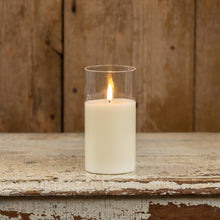 Load image into Gallery viewer, 6&quot; GLASS 3D FLAME CANDLE
