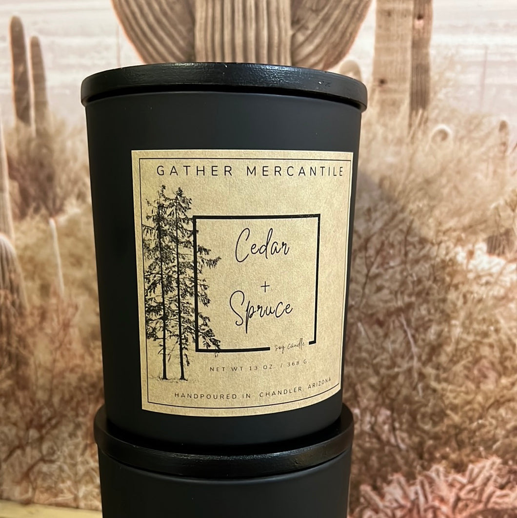 Cedar + Spruce Candle